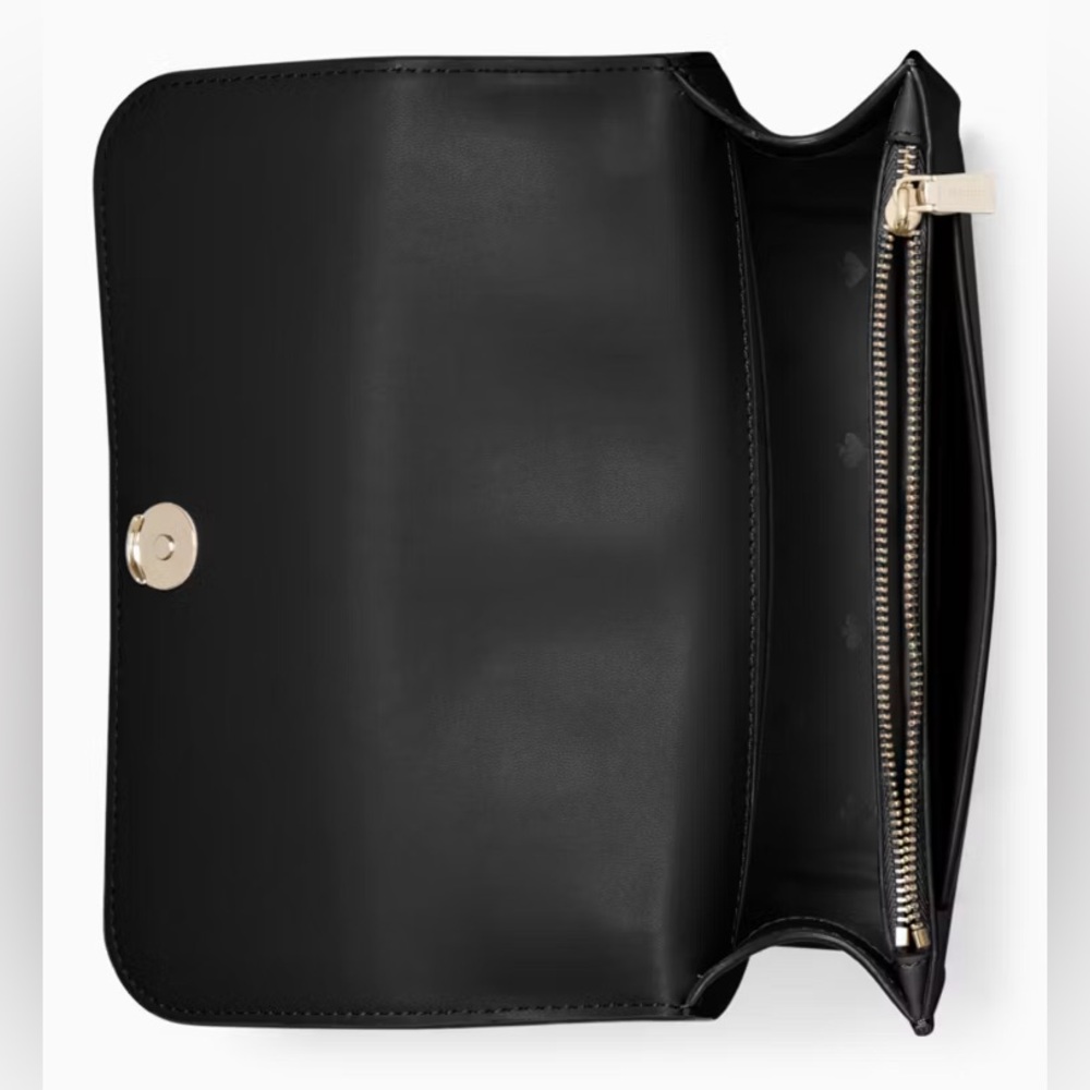 NWT Kate Spade Remi Flap Chain Crossbody Box Bag in Black - Picture 3 of 11